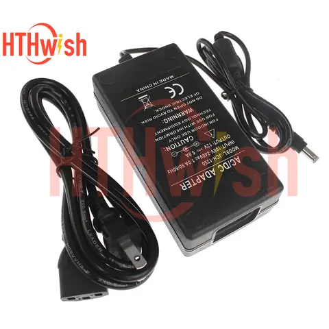 Adaptateur secteur alimentation DC 5A 220V à 12V adaptateur d'alimentation universel pour bande lumineuse LED prise américaine