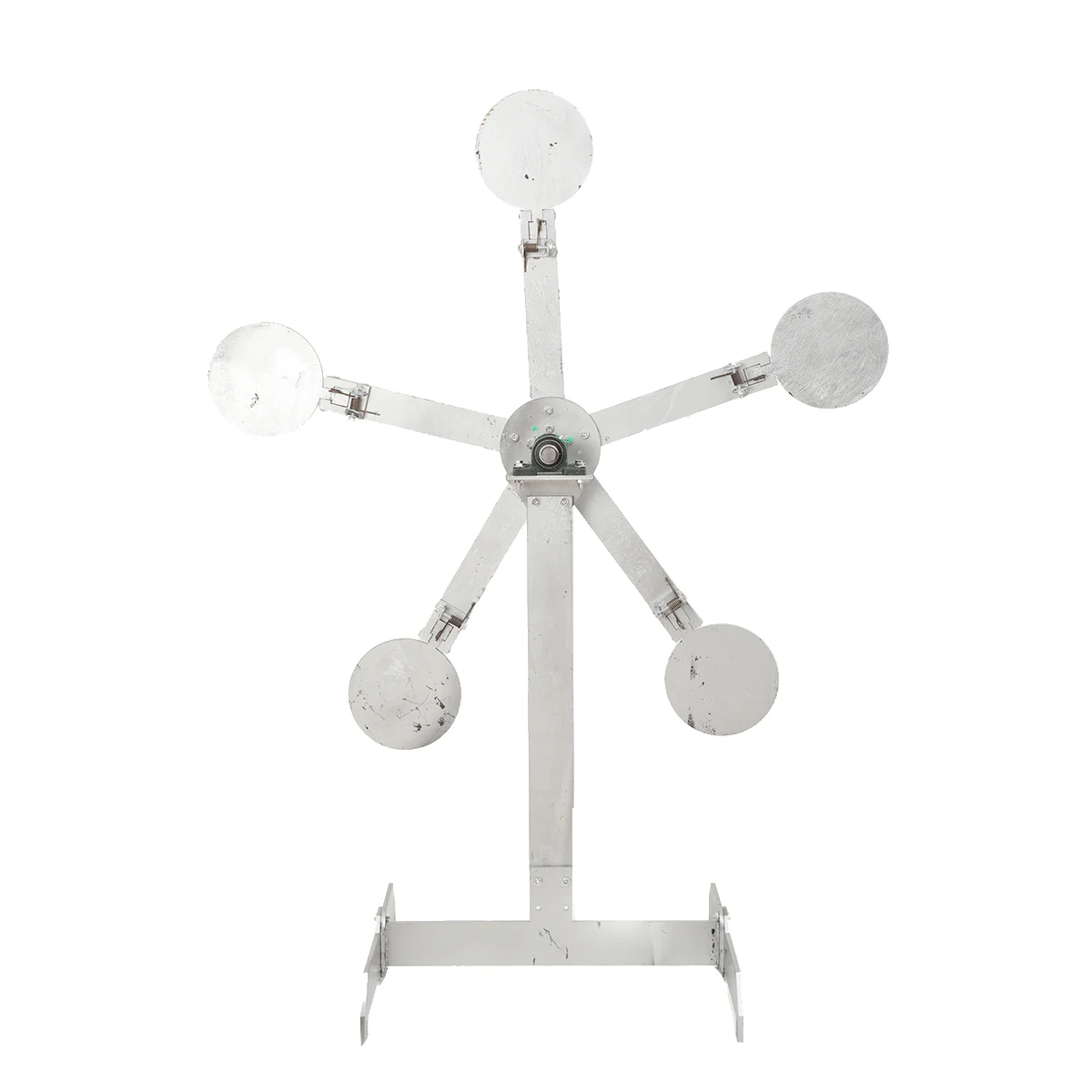 Portable Metal Target Stand Steel Shooting Target 8" Paddles Steel Anti-Rust Oil