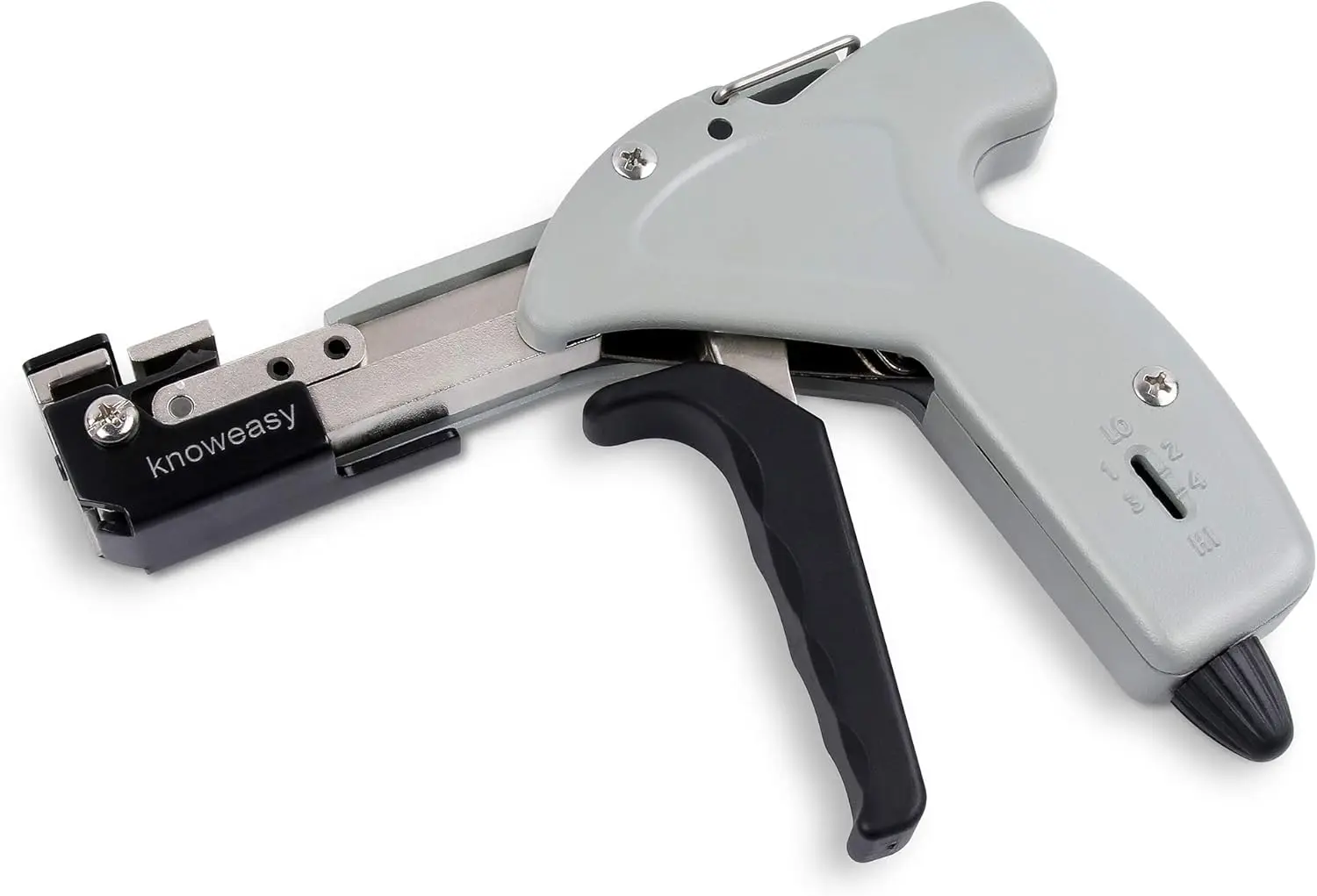 

Stainless Steel Cable Tie Gun - Tension & Cut Tool for Cable Management, Heavy Duty 600N