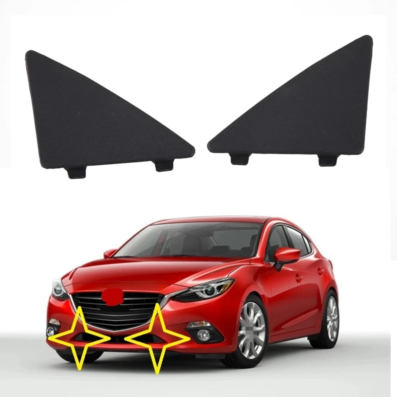 for Mazda 3 BM Mazda3 Axela 2014 2015 2016 Pre Facelift Car Front Lower Grille Bumper Cover Cap Triangle Trim Auto BHN1-50-101