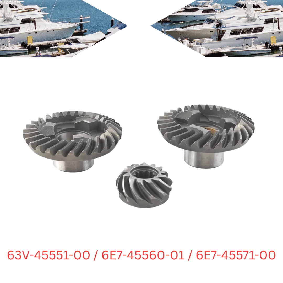 

Outboard Motor Transmission Gear Set for Yamaha 15HP – Part No. 63V-45551-00 / 6E7-45560-01 / 6E7-45571-00