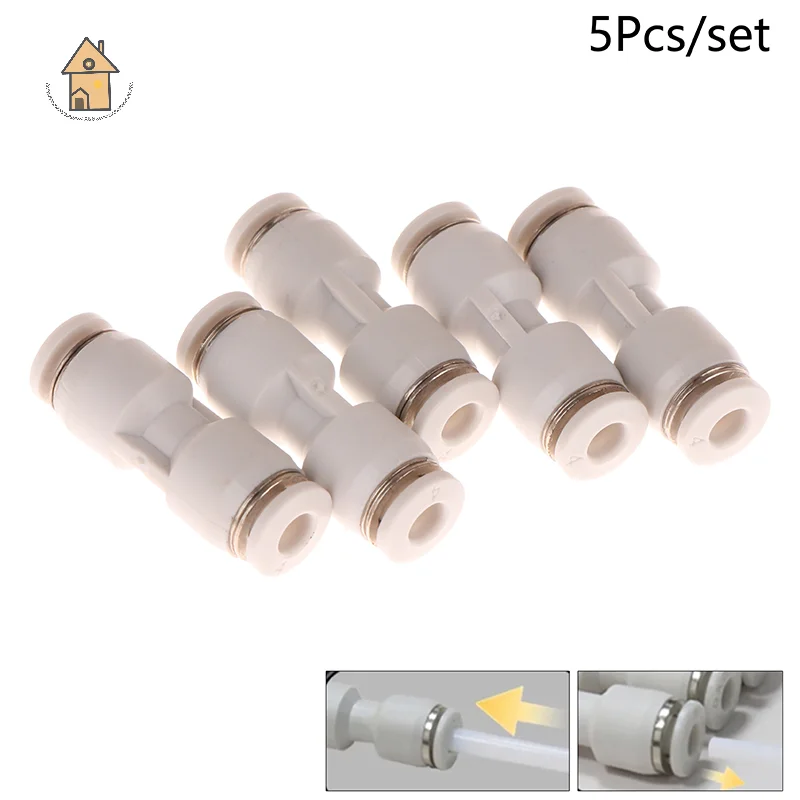 

5Pcs For Bambu Lab X1 X1C X1E P1P P1S A1 PTFE Tube Connector Pneumatic1.75mm Filament Splitter Bambulab Ptfe Fitting 3D Printer