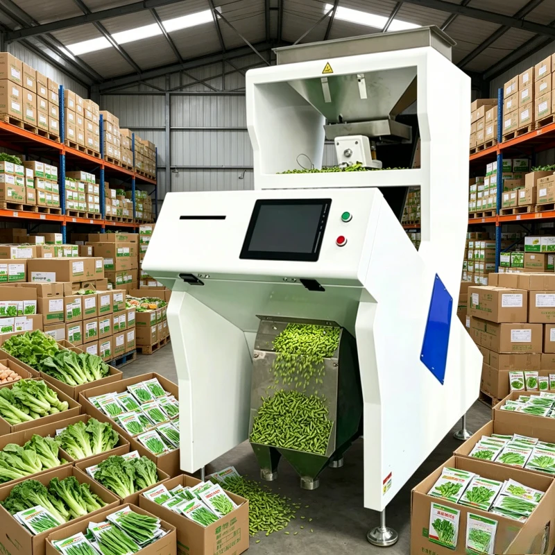 Color Sorter Machine Auto Sorting Rice Coffee Bean Canola Seed Industrial Manufacturing Unit