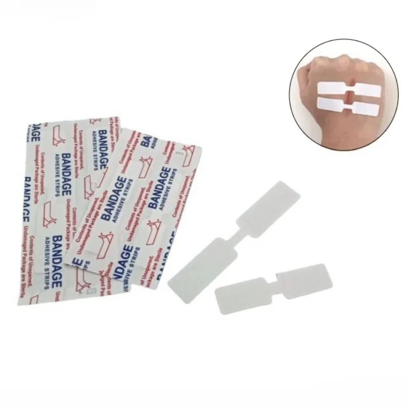 50Pcs/Set Sutureless Wound Dressing Patch Band Aid for Quick Stitch Wound First Aid Plasters Adhesive Bandages 45*10mm 70*12mm