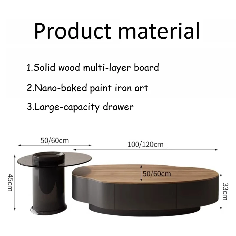 Alien Mango Modeling Coffee Table Storage Art Fashion Sofa Side Table Living Room Center Home Decor Items House Wood Furniture