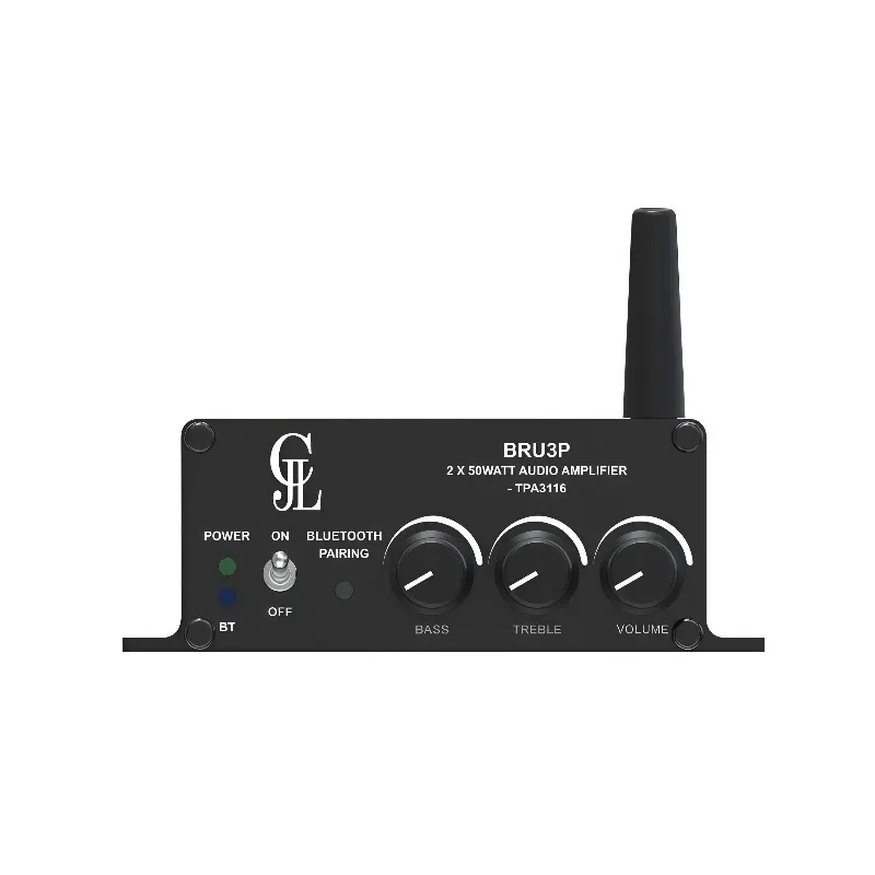 Computer UI Tuning Bluetooth 5.3 Digital Amplifier TPA3116 Stereo Power Amplifier 2X50W BRU3P
