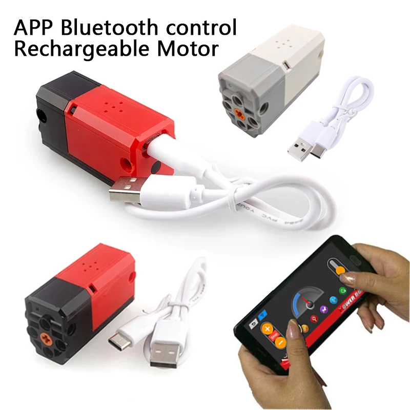 2024 NEW Multifunction Power Functions Electric APP Bluetooth Remote Control Rechargeable Wireless Motorts 9686 DIY Bricks Toys