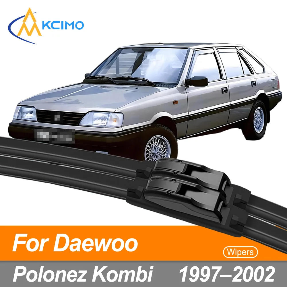 

2Pcs/Set Front Windshield Wiper Blades For Daewoo Polonez Kombi 1997–2002 FSO Polonez/Truck Plus Exact Fit Rubber Wipers