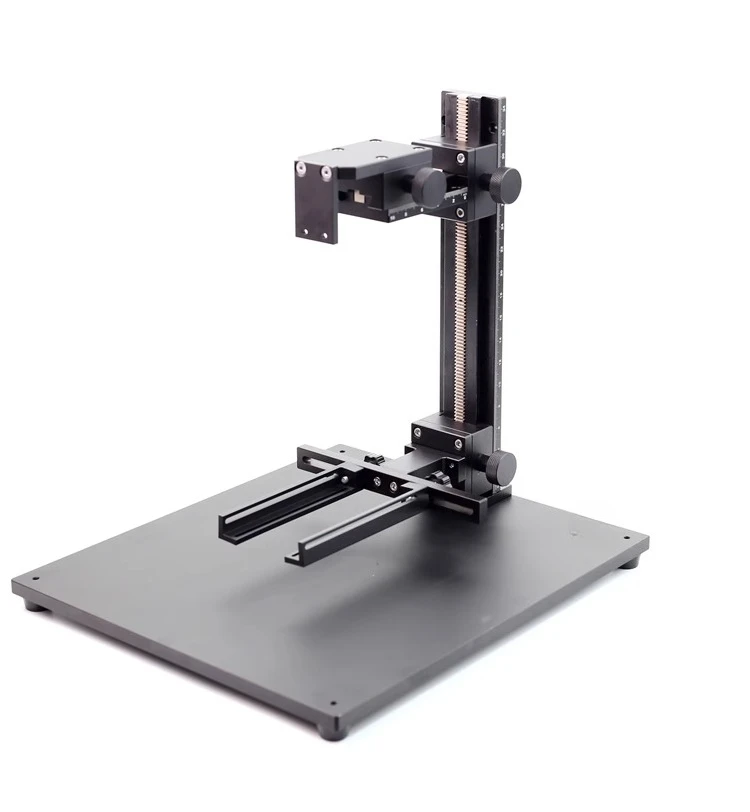 Vision Platform Focusing Bench, Camera Stand, Scale Slide Stroke Manual Lifting Industrial Optics
