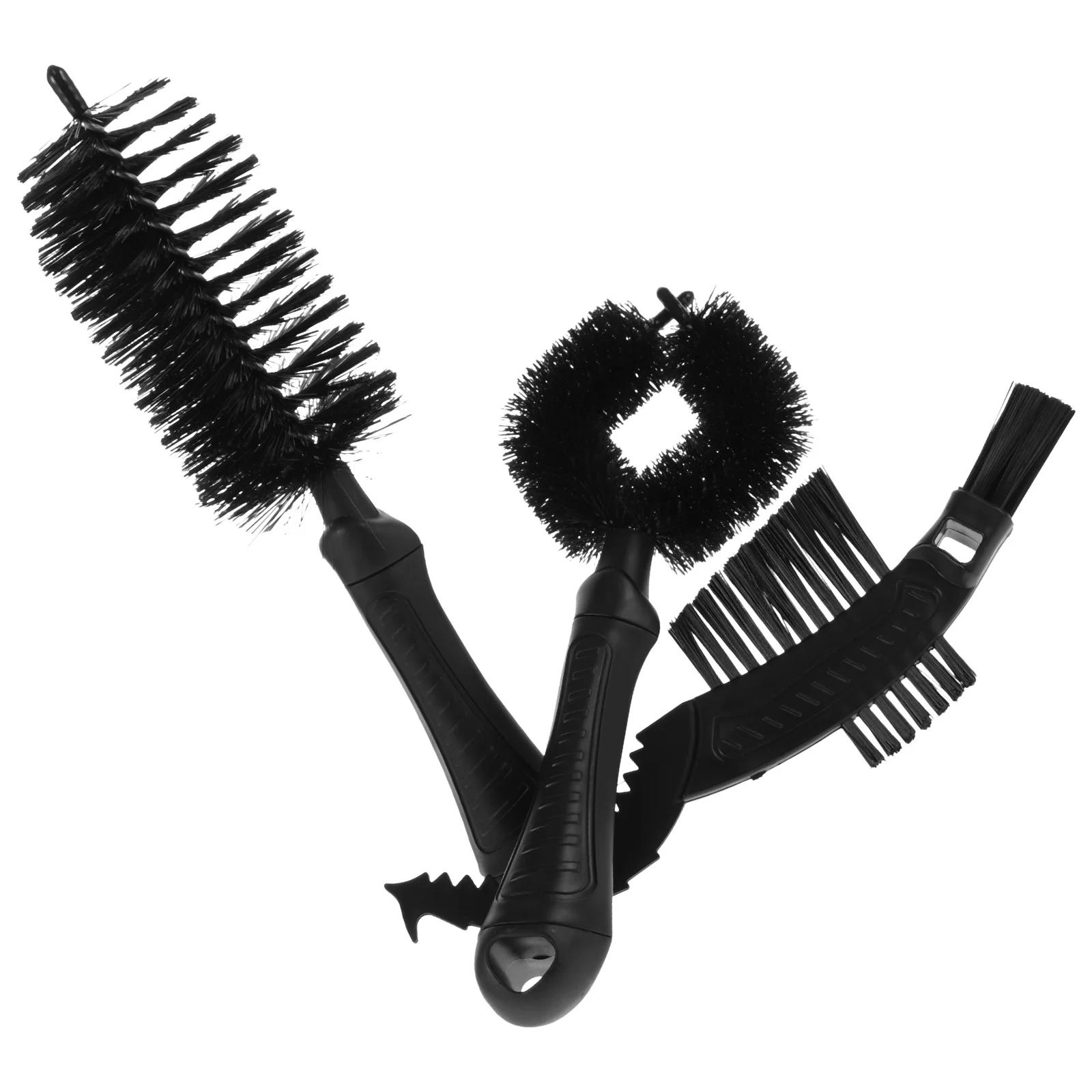 مجموعة منظف سلسلة مكونة من 3 قطع، فرشاة متعددة الوظائف قابلة لإعادة الاستخدام لصيانة الدراجات والدراجات النارية، مقبض مريح محمول للجميع #4