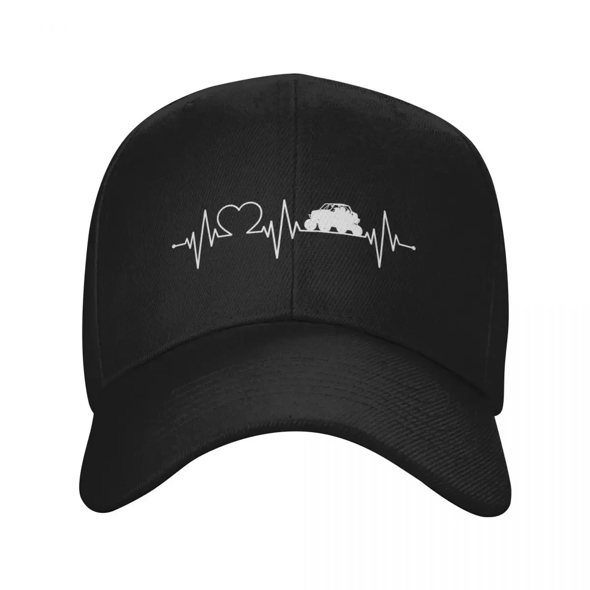 

I Love UTVs Heartbeat EKG Baseball Cap hats on offer Golf Rugby summer hat Women's Beach Visor Men's