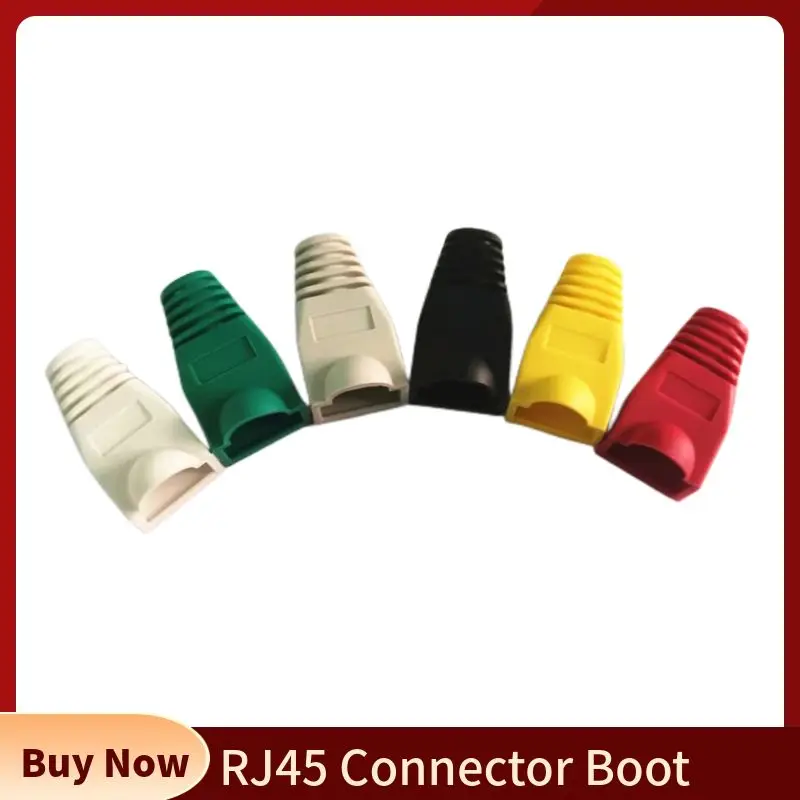 RJ45 Connector Boot RJ 45 Caps 8P8C Plug Protective Case For Ethernet Cable Mixed Color CAT5E CAT6 Strain Relief Boots