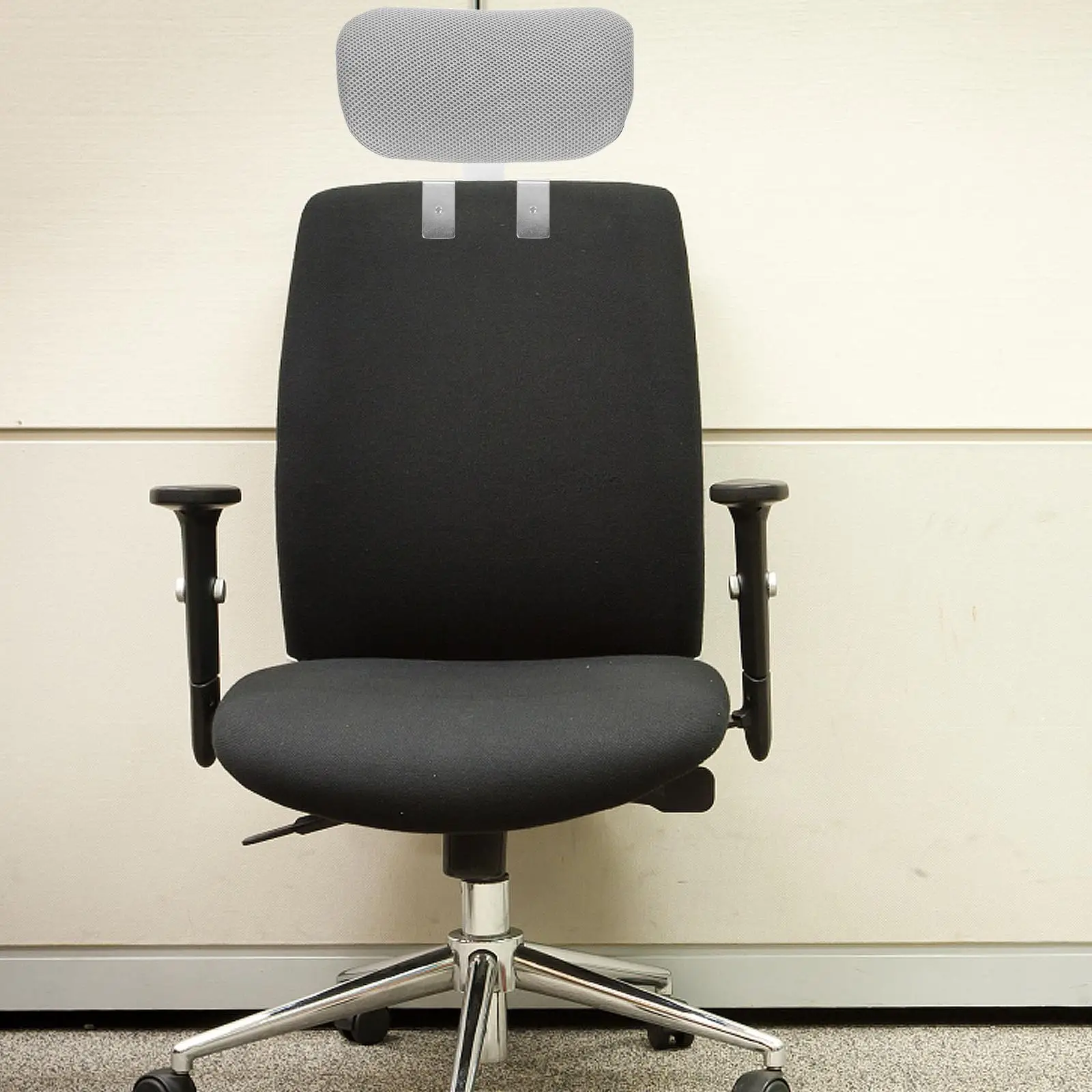 2 6Cm Thick Black Clips Adjustable Headrest Neck Enhancer Office Chair Attachment Computer Ergonomic Lift Furniture Parts Chair