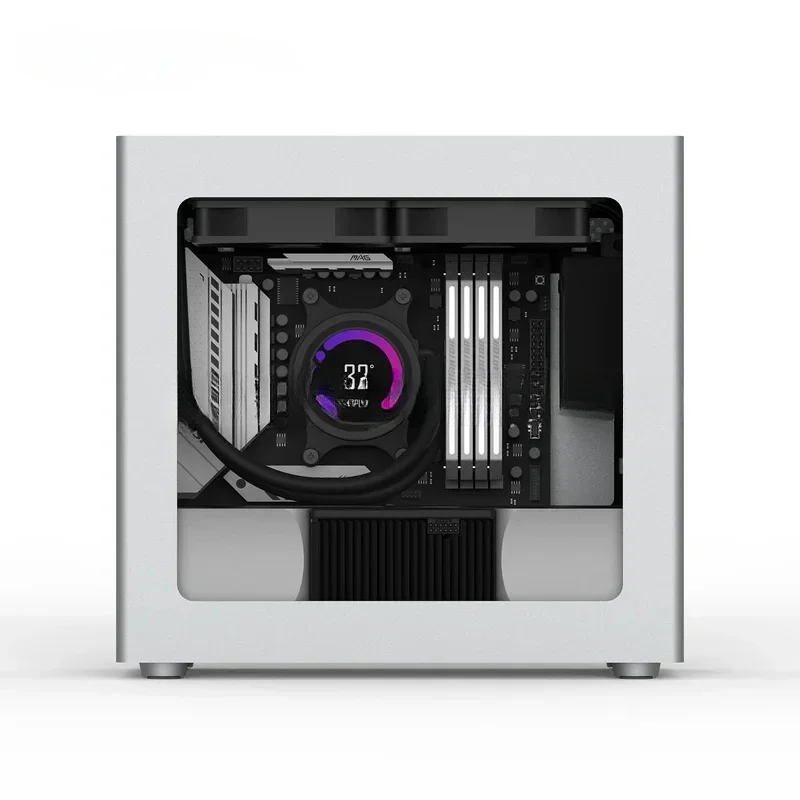 

Непосредственно вставляется в охлаждаемый компьютер ITX, новый COOJ Z18, боковой прозрачный интегрированный формовочный алюминиевый сплав MATX