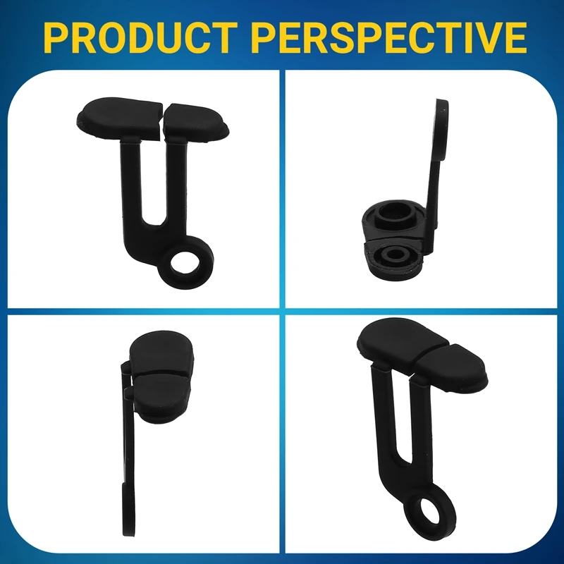 2Pcs Shutter Cable Cover For Nikon D800 D800E D810 Flash Terminal Leather Cover Shutter Cable Leather Plug Cover