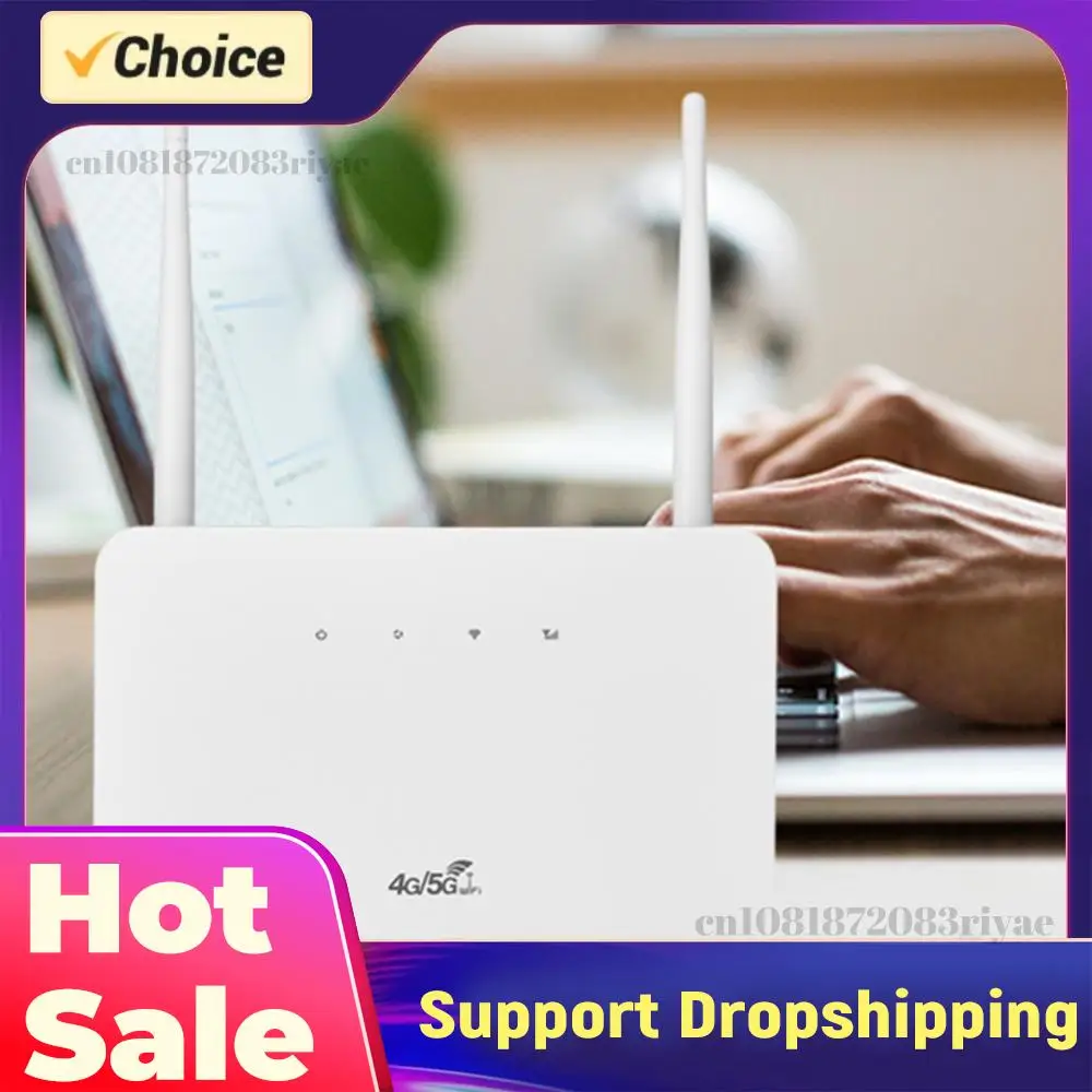 

4G LTE CPE роутер-модем 300 Мбит/с, беспроводная точка доступа с внешней антенной и слотом для SIM-карты, вилка EU, подключение к интернету