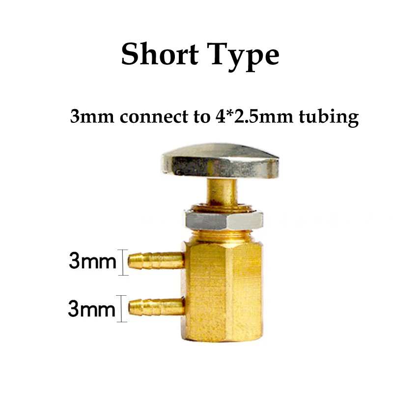 5pcs Dental Blow Crumbs Valve with 3mm Copper Connectors Dental Blower Valve Chair Unit Accessory for Dental Materials SL1228