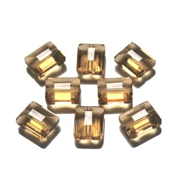 12X10MM Austrian Glass Square Beads Loose Spacer Rectangle Beaded Crystal For DIY Making Jewelry Needlework Accessory