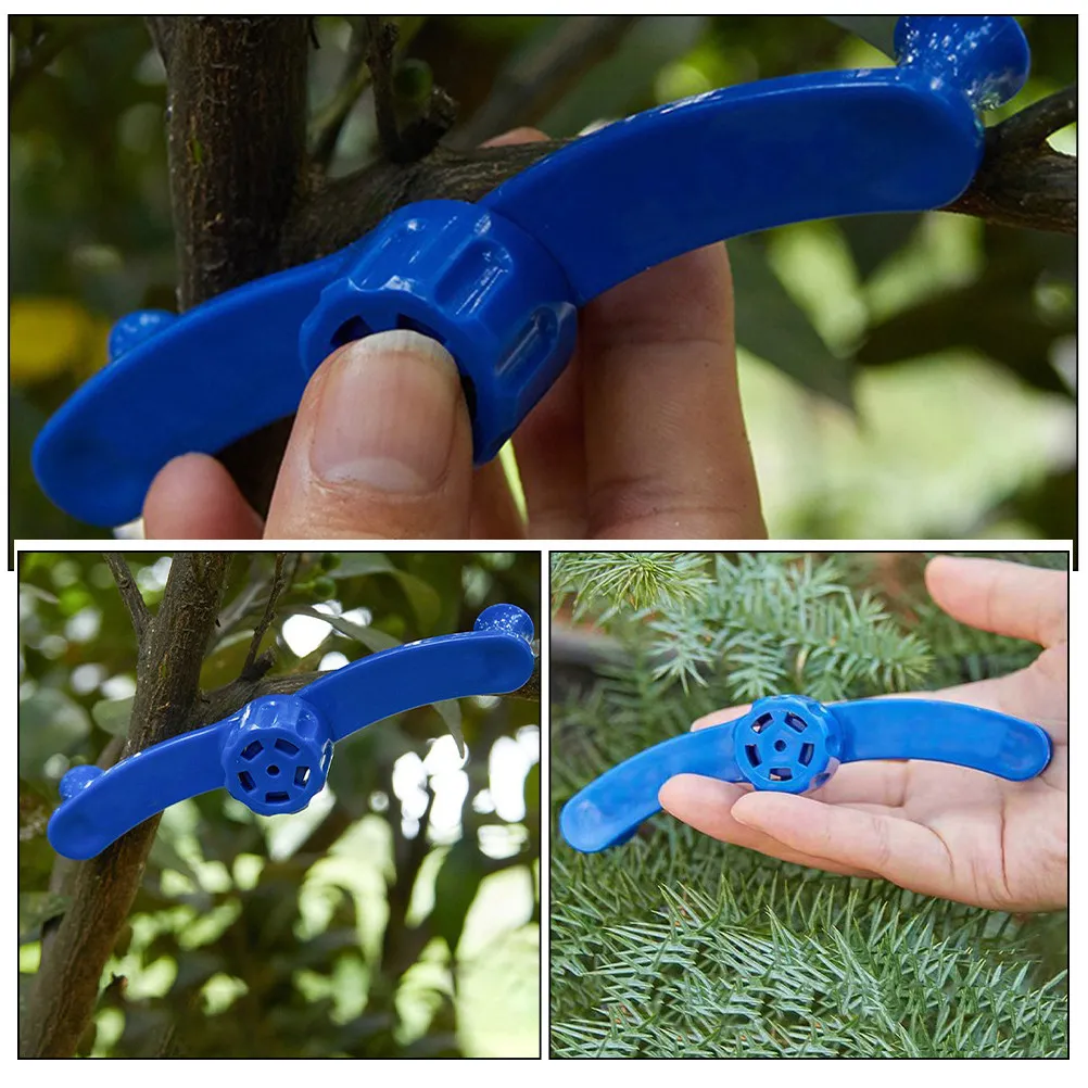 6Pcs Fruit Tree Branch Benders Plastic Plant Training Control Clips Adjustable Angle Branch Puller for Garden Gardening Twig