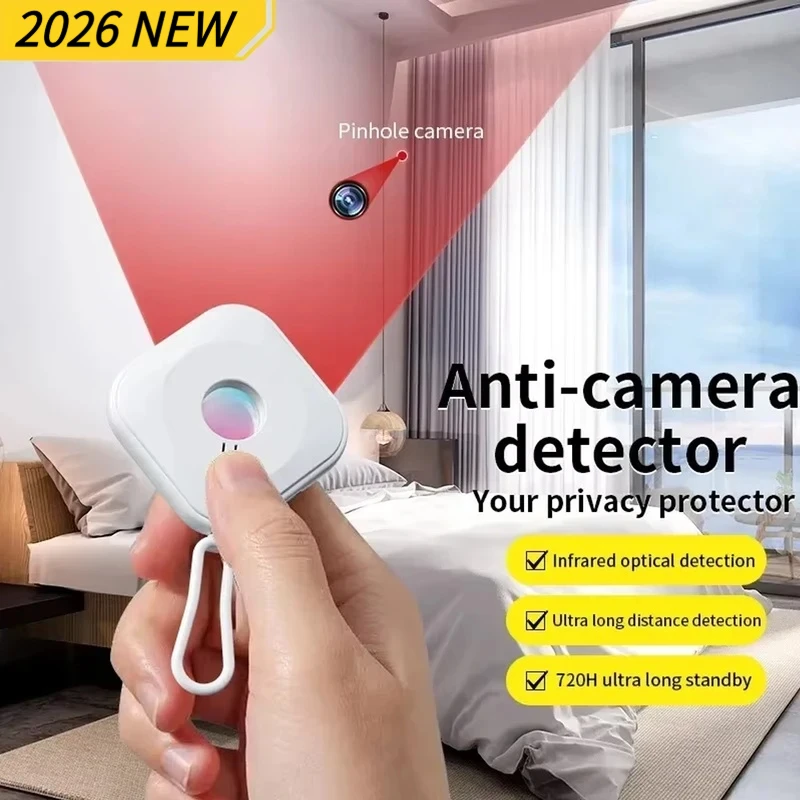 

Wireless Anti Spy Detector Portable Infrared Camera Finder Security Protection Anti-Peeping Hidden Devices Camera Bug Detector