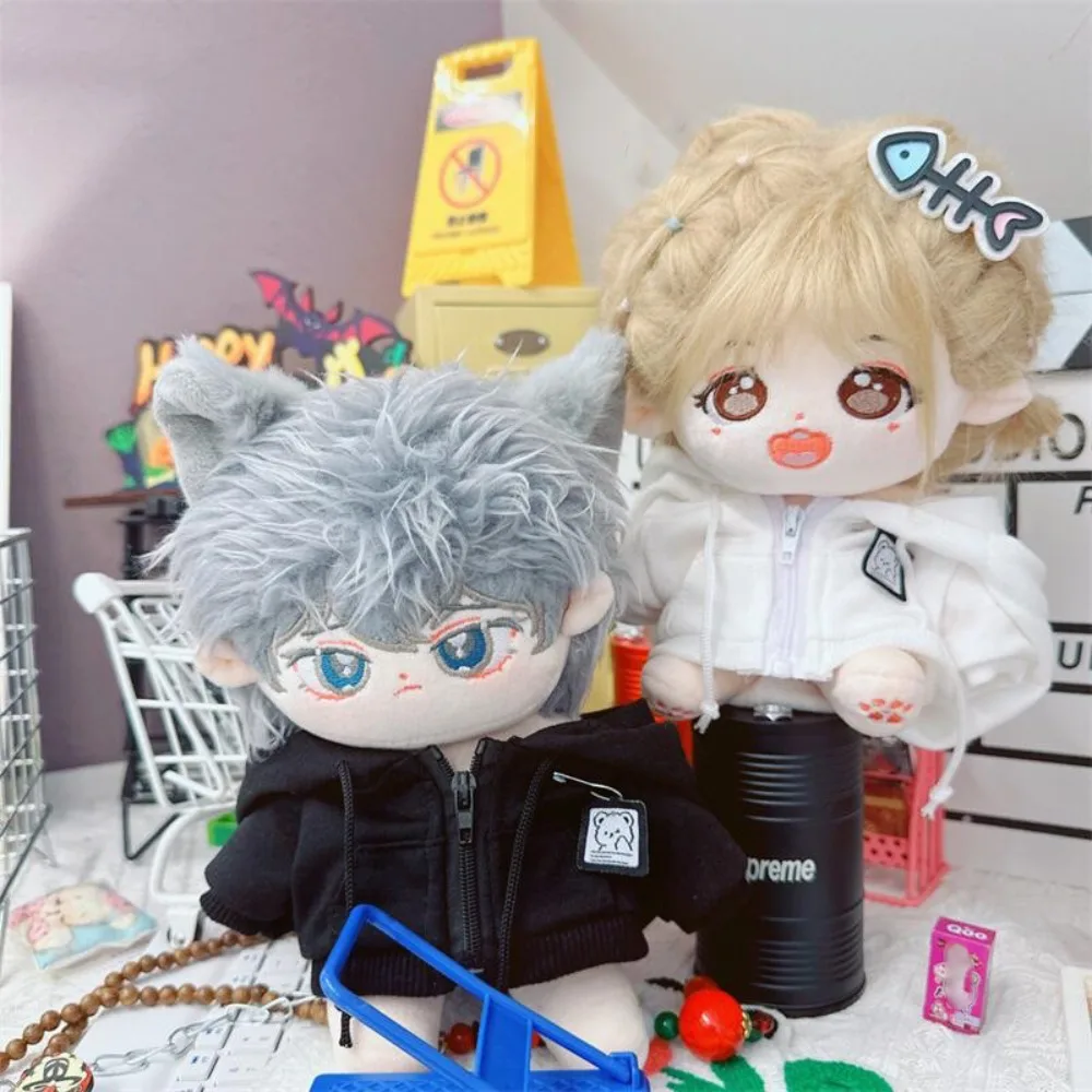 

Coat 20cm Cotton Doll Clothes Zipper Jacket Stylish Cotton Doll's Clothes Mini Kawaii No Attribute Doll Clothes 20cm Cotton Doll