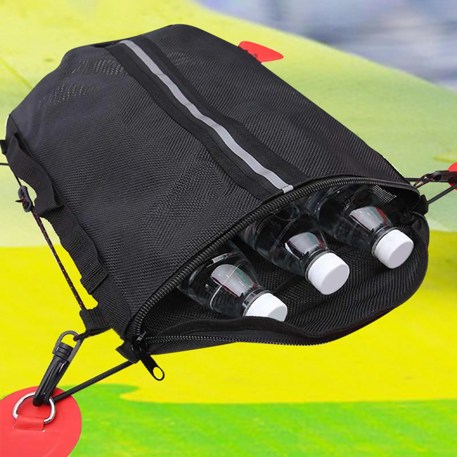 Paddle Board Deck Bag Paddleboard Storage Bag Water Sports Equipment Mesh Storage Bag for Surfing