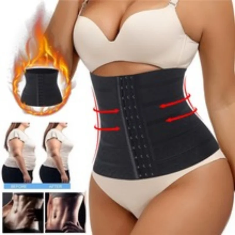 Ladies slimming weight loss apparatus abdominal sweating waist trainer exercise shapewear corset waistband