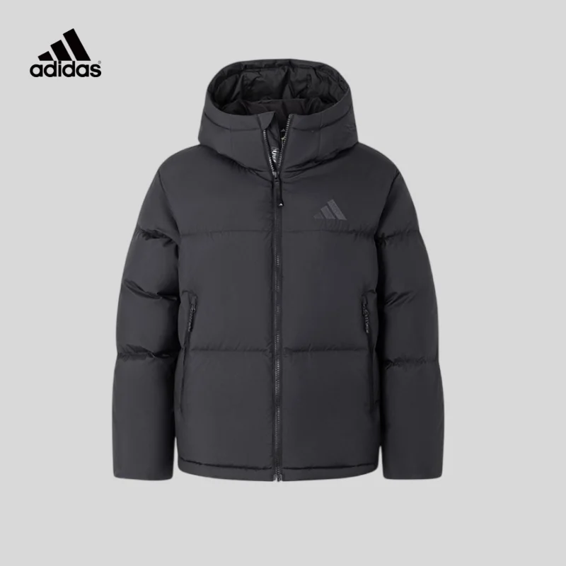 Adidas Winter New Women's Loose Hooded Bread Down Jacket JV6192