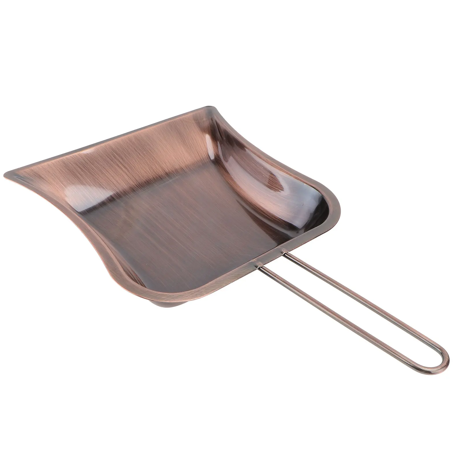 

Brass Dustpan Small Copper Desk Broom Kitchen Tiny Sweeping Desktop Standing Decorative Retro Easy Clean Table