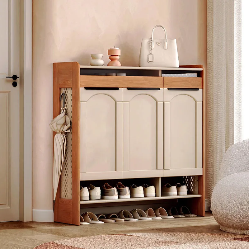 

Slippers Vertical Shoe Cabinet Organizer Storage Mobile Living Room Display Box Shoe Shelf Luxury Gabinete Entrance Furniture