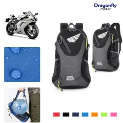 Para honda cbr 125r 954 600 f4i 650f 650r 1100xx 1000f cbr 600rr 1000rr 40l grande capacidade mochila à prova dwaterproof água homem/mulher ideal