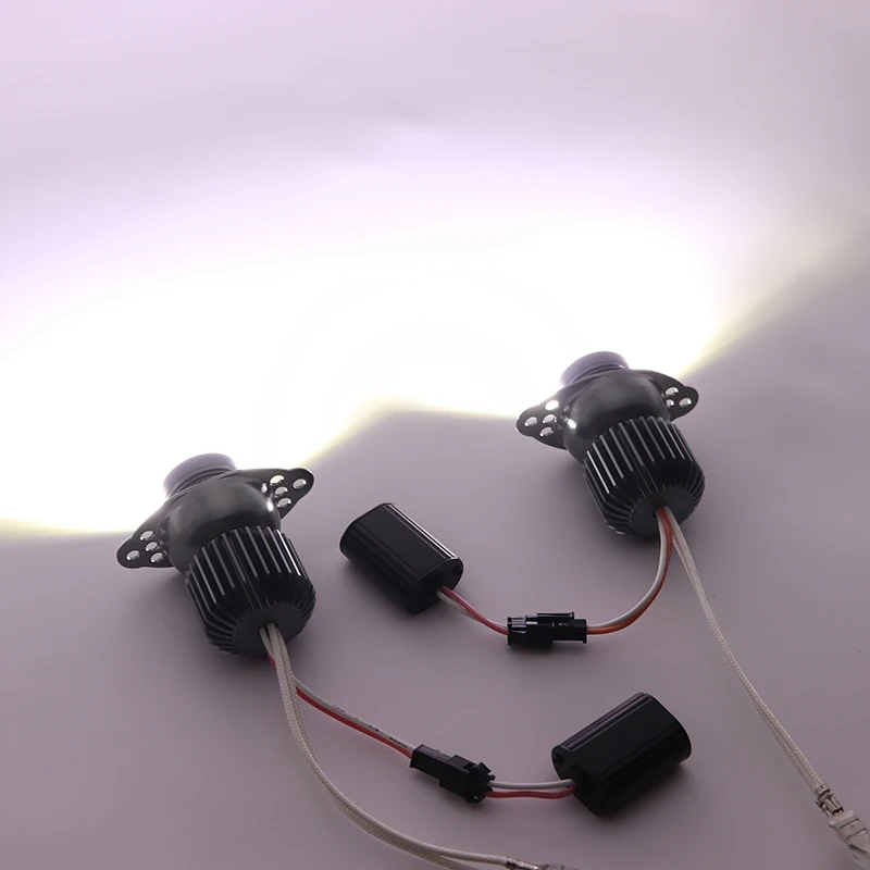 Daytime Light 160W/pair 6000K White Color DRL LED Marker Light Angel Eyes Bulbs for BMW 3 series E90 E91 LCI Halogen 09-11