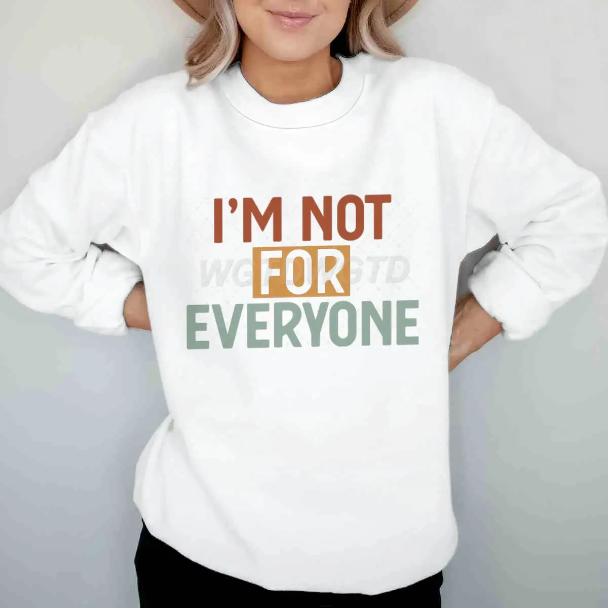 

Женские толстовки с графическим принтом «Я не для всех», забавный принт с надписями, пуловер с длинным рукавом, распродажа женской одежды