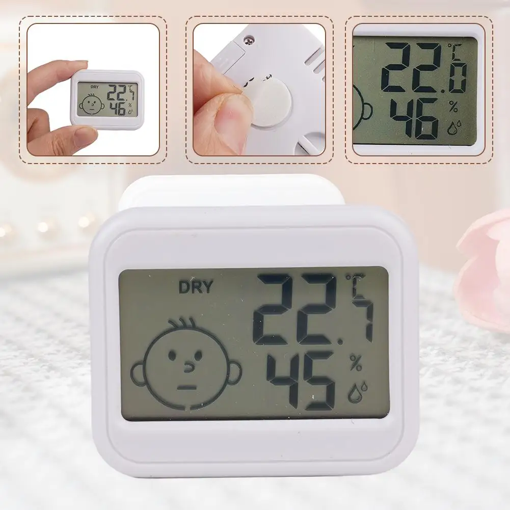 LED Thermometer Thermo-Hygrometer Multifunction Electronic Clock Temperature Humidity Meter Weather Station for Home With Alarm image 3