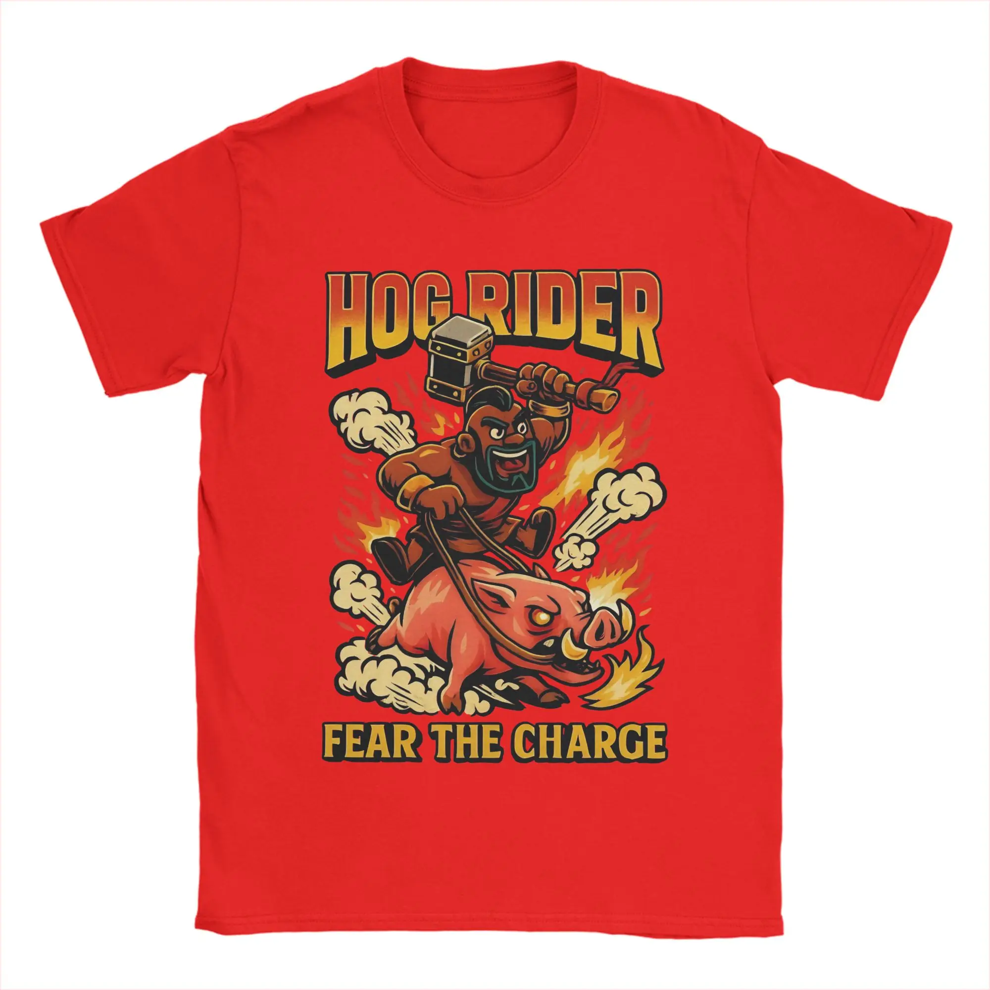 Men women T-Shirt Hog Rider Clashes Royaleds Funny Cotton Tees Short Sleeve T Shirt Crewneck Tops Birthday Present