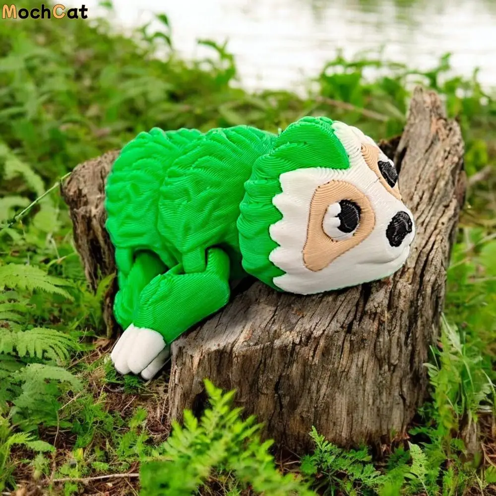 

Movable Joints Mini 3D Printing Sloth Realistic Figurine 3D Printed Sloth Sculpture Cartoon Handicraft 3D Printed Sloth Toy
