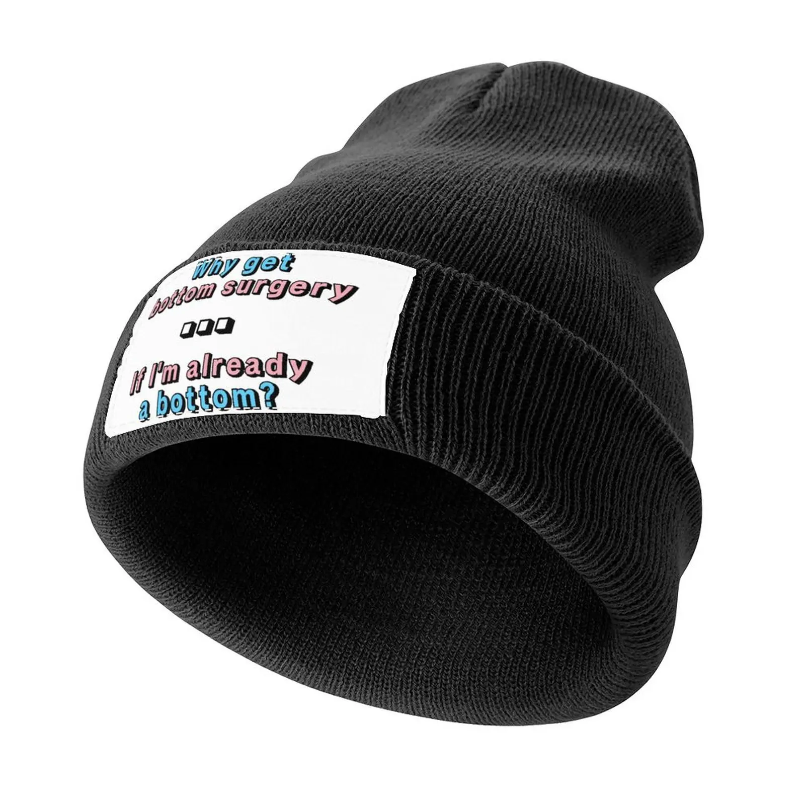 

Bottom surgery Knitted Cap funny hat dad hat Hat Baseball Cap black Women's 2025 Men's