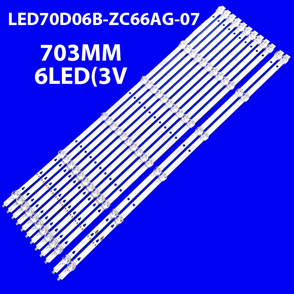 ONN用LEDバックライトストリップ12個 100012588 100068378 30370006005 30370006006   LED70D06A-ZC66AG-07 10 LED70D06B-ZC66AG-07 10 03