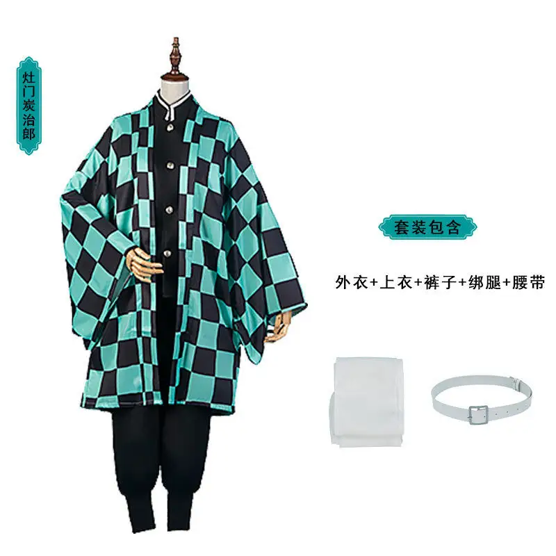 Anime Cartoon Demon Slayer Tanjiro Nezuko Zenitsu Costume Creative New Adult Cosplay Set Stage Performance Costume Girl Gifts ﻿ - view 4