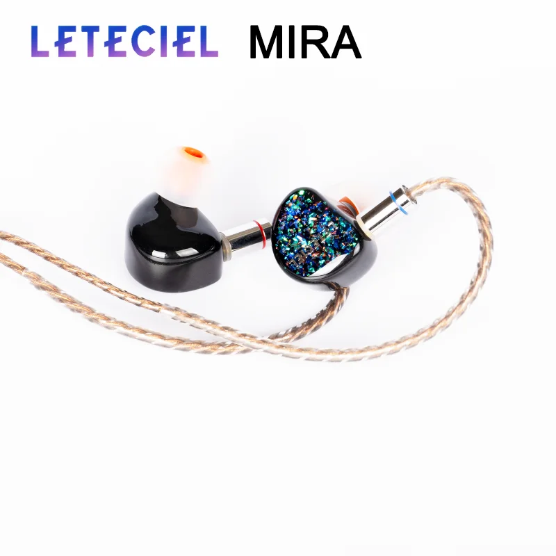 LETECIEL MIRA Monitor in-ear singolo dinamico per musica Hifi da 3,5 mm Audiophiles Auricolari per bassi musicali