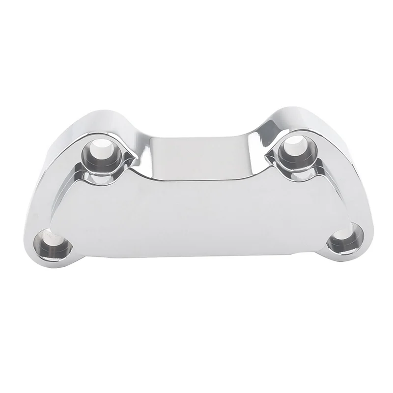 

Chrome Silver Handlebar Riser Top Clamp Cover For Dyna Sportster 883 1200 Replacement Parts