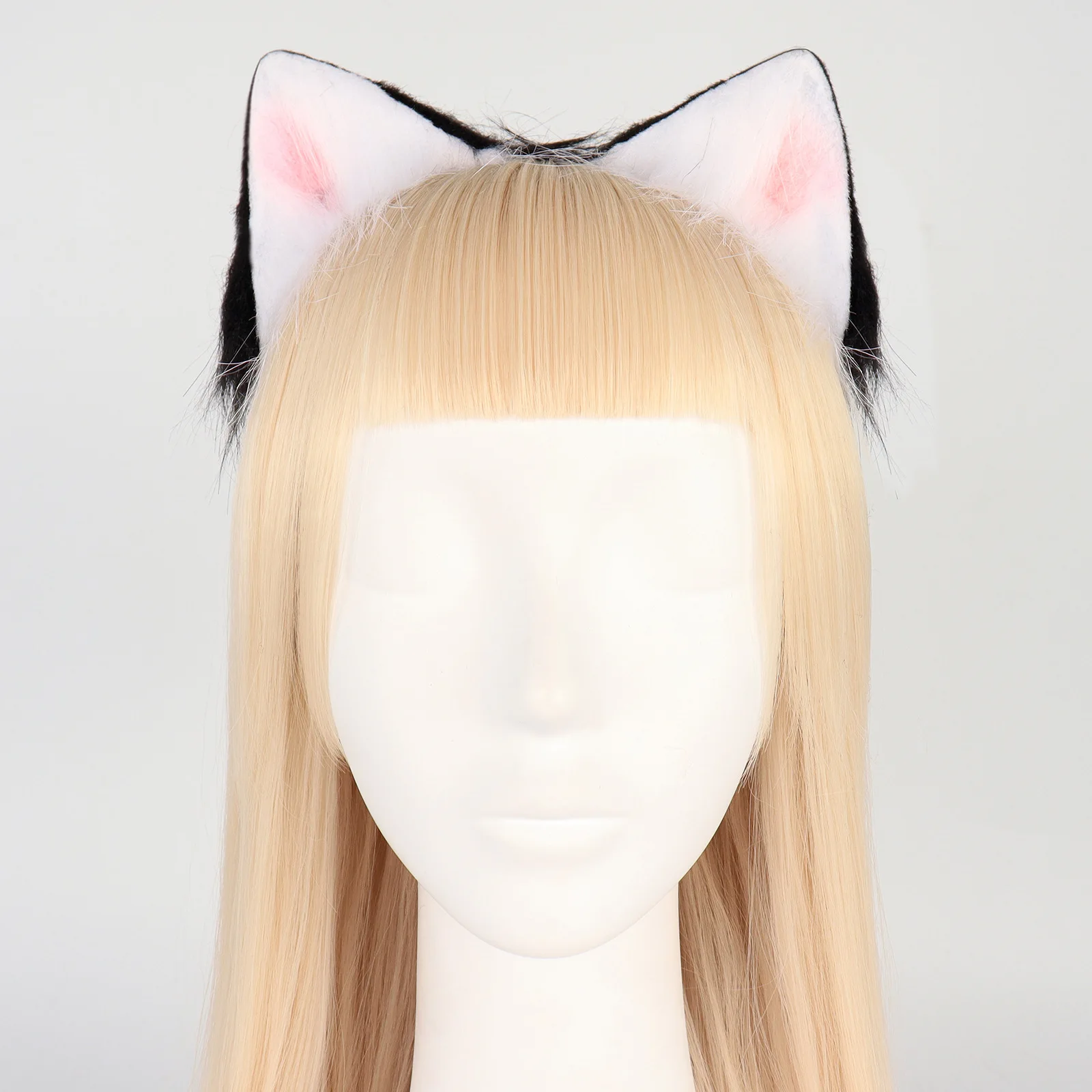 FOR COSPLAYING Animal Ear Headband Handmade Simulation Cat Ears Headband Cute Plush Cat Ears