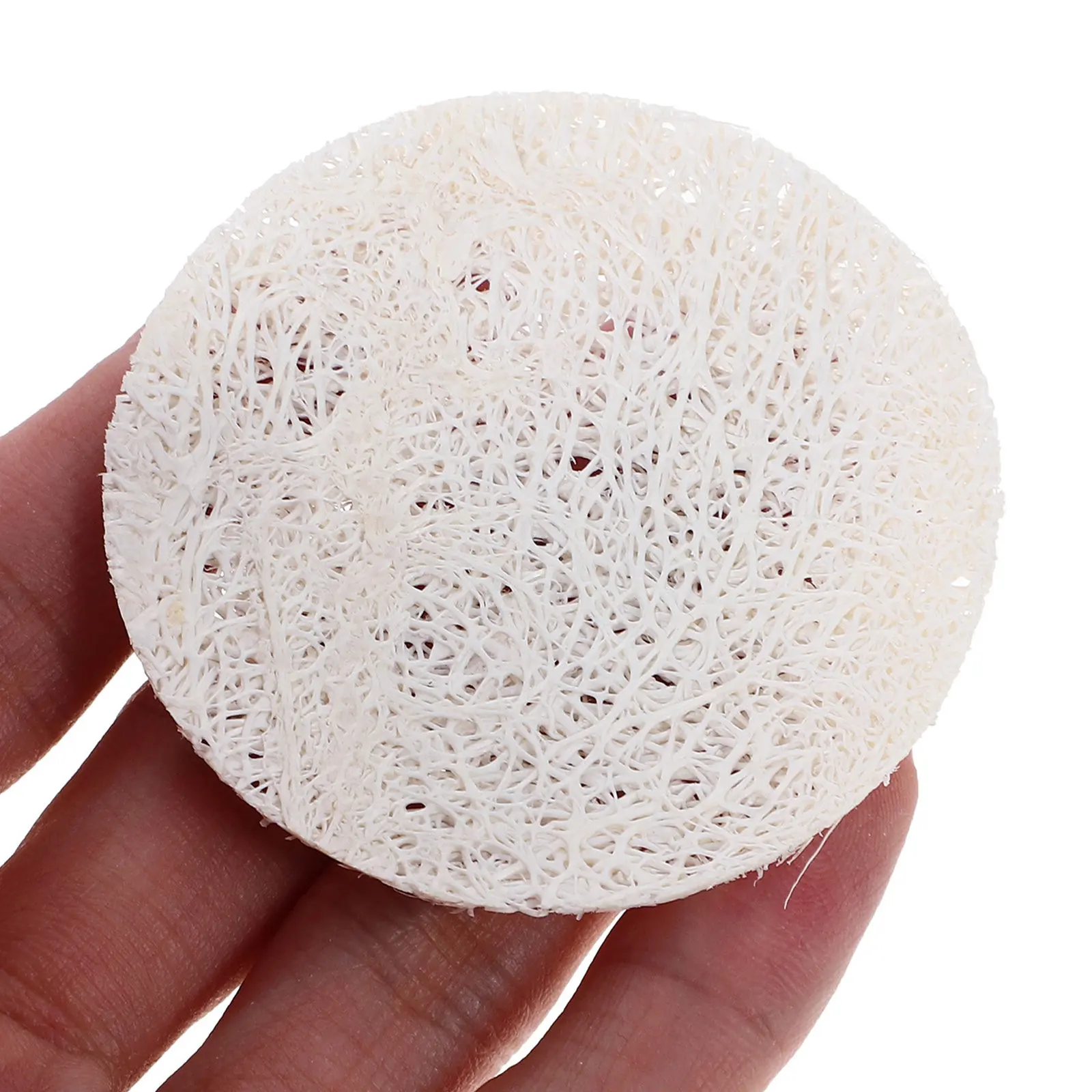30Pcs Natural Loofah Facial Exfoliating Pads Deep Cleansing Face Scrubber Exfoliator Skin Care Face Wash Makeup Removal