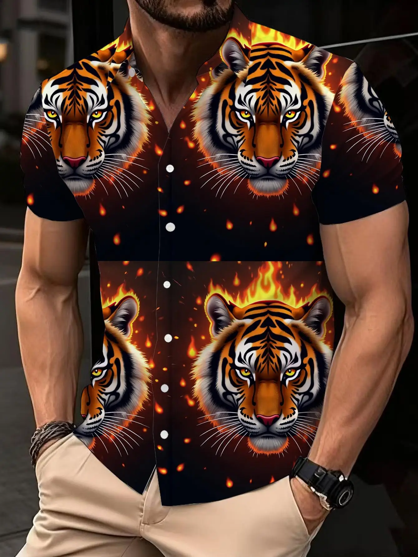 1pcs Men's shirts 2026 Summer 3D Printed Short sleeve Y2k tops Quick Dry Couple Sportswear tops Breathable Gym t-shirt man