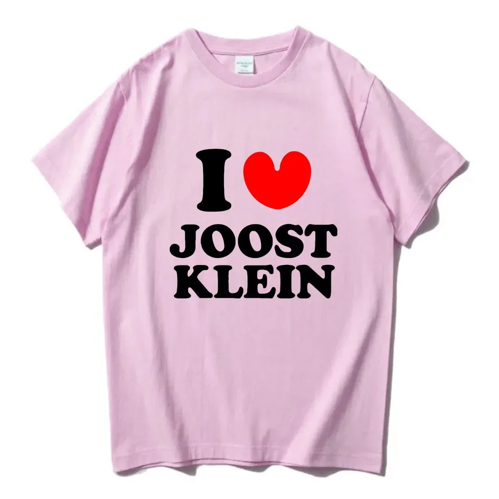 I Love Joost Klein T-shirts Men Women Casual Summer Tee-shirt  High Quality Comfortable Tshirts Graphic Printing Tees Tops