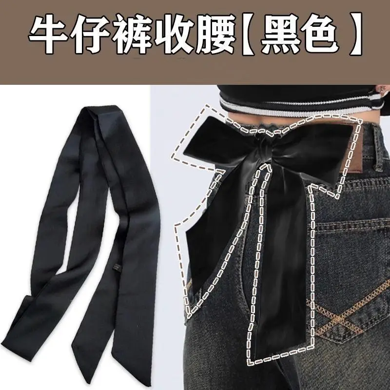 Fashion Solid Color Extra Long Wide Ribbon Belt Skirt Jeans Belt Bridesmaid Dress Bride Wedding Dress And Skirts - view 3