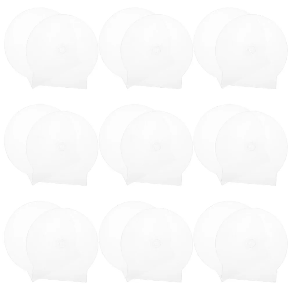50pcs Clear Plastic CD Jewel Cases for Storage, Organization, Scratch & Dust Protection – Transparent CD Boxes