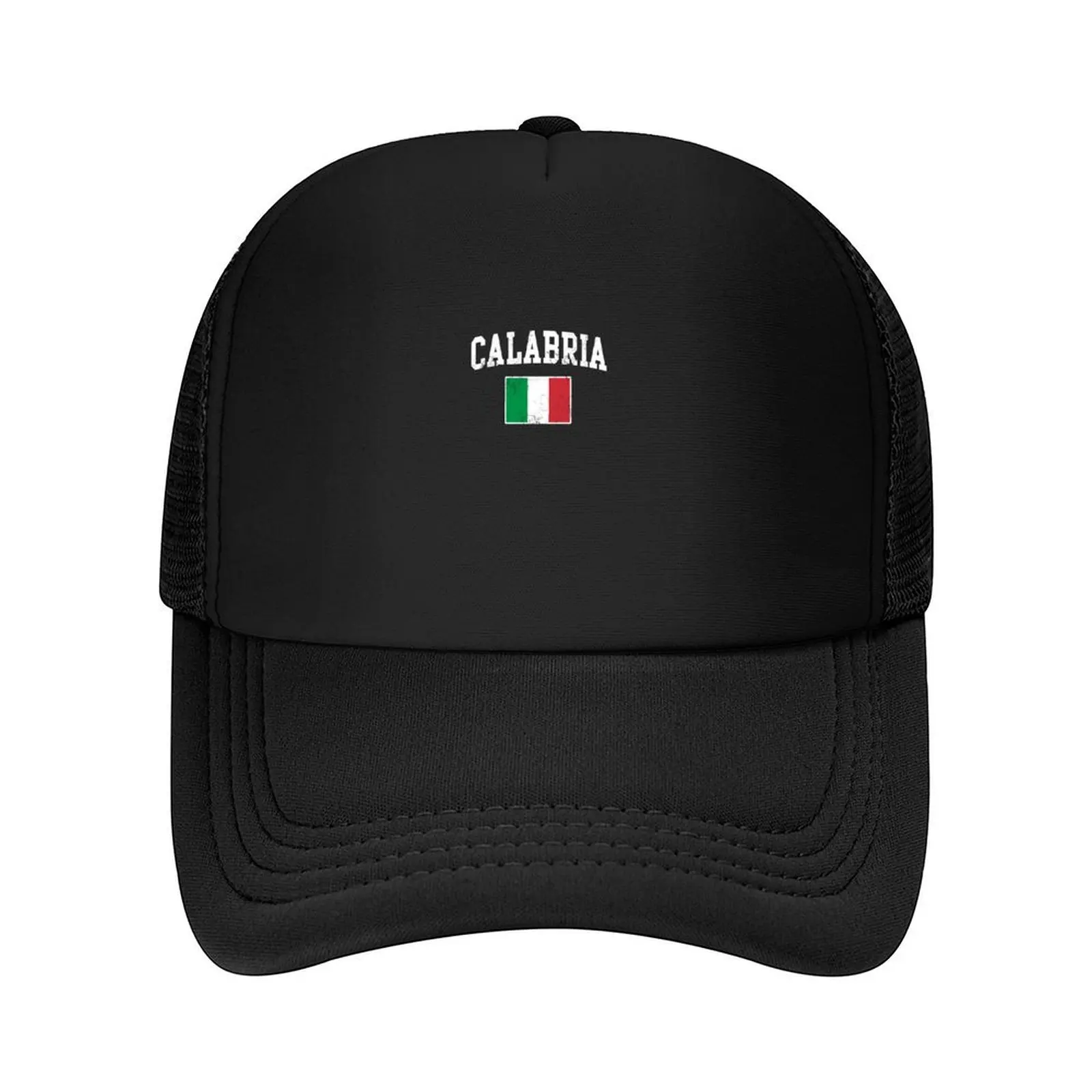 

Calabria Italy Flag Italia Italian Vintage Distressed Baseball Cap Male hat Beach Outing Wild Ball Hat Men's Hats Women's