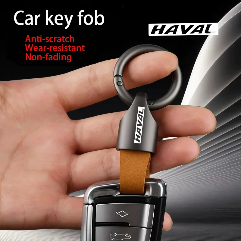 

Car key ring metal ring key chain pendant for haval f7 f7x h2 h2s h5 h6 h8