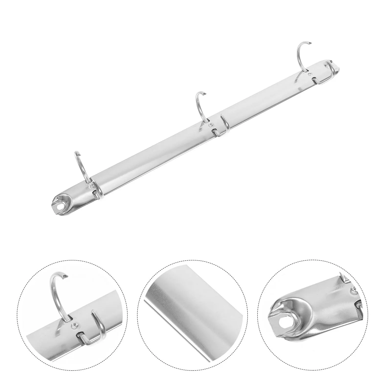 

Zinc Alloy Loose Leaf Binder Rings 2 Ring Book Binding Spines Stylish Replacement Parts for Planner Notebook Projects